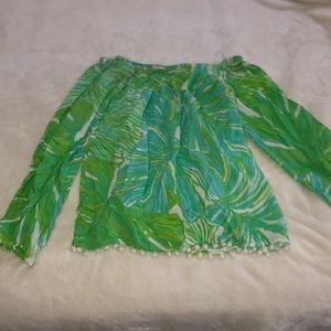 Off the shoulder Lily Pulitzer top